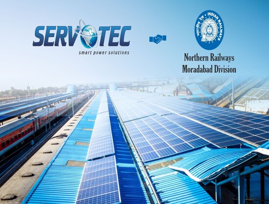 Servotech Renewable Power System Ltd. signs 1.2 MW rooftop solar project with Northern Railway Moradabad Division to accelerate clean energy adoption