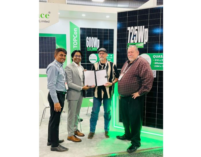 Credence signs MoU with U.S. company at RE+ 2025 to supply high-wattage solar modules ranging from 590W to 725W