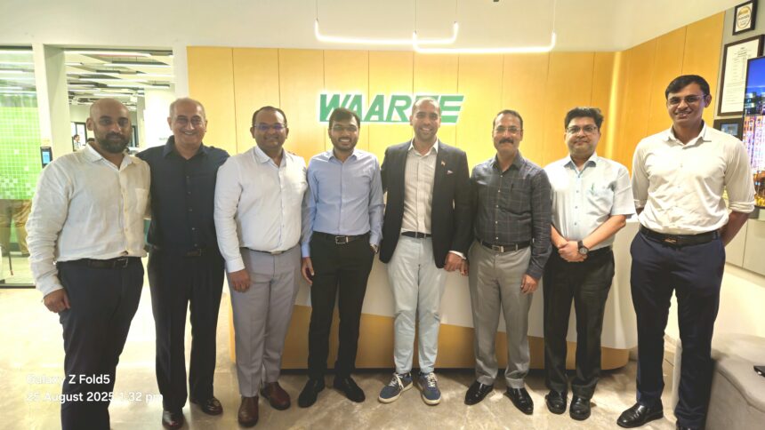 Executives from Waaree Renewable Technologies and Smart Joules announce a strategic investment to expand Cooling-as-a-Service and energy efficiency solutions in India and global markets.