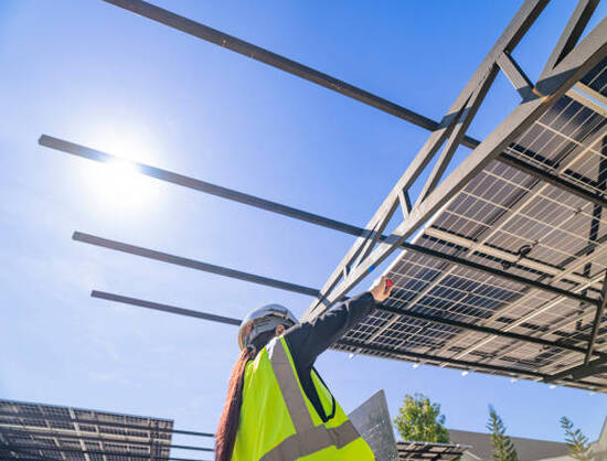 Goodluck India’s advanced facility producing solar support structures for Apraava Energy as part of a ₹46.87 crore contract.