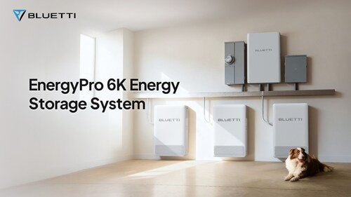BLUETTI EnergyPro 6K home energy storage system for existing solar rooftops.
