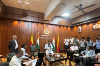 GAIL (India) Limited signs agreement with GBA and BSWML to establish a Compressed Bio Gas (CBG) plant in Haralakunte, Bengaluru, in the presence of Shri D.K. Shivakumar.