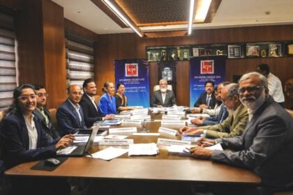 KP Group leaders at the AGMs of KPI Green Energy, KP Energy, and KP Green Engineering, highlighting growth and sustainability goals.