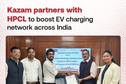Kazam and HPCL partnership integrates 5,350 EV chargers into a unified public charging network across India