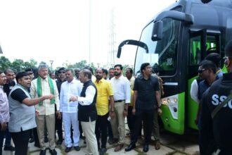 Women pilots with ETO Motors electric 3-wheelers launched in partnership with APCRDA in Andhra Pradesh