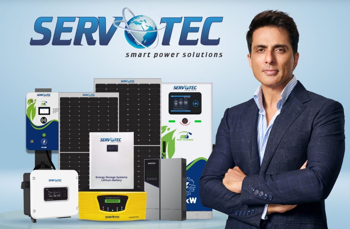 Sonu Sood appointed as Global Brand Ambassador of Servotech Renewable Power System Ltd.