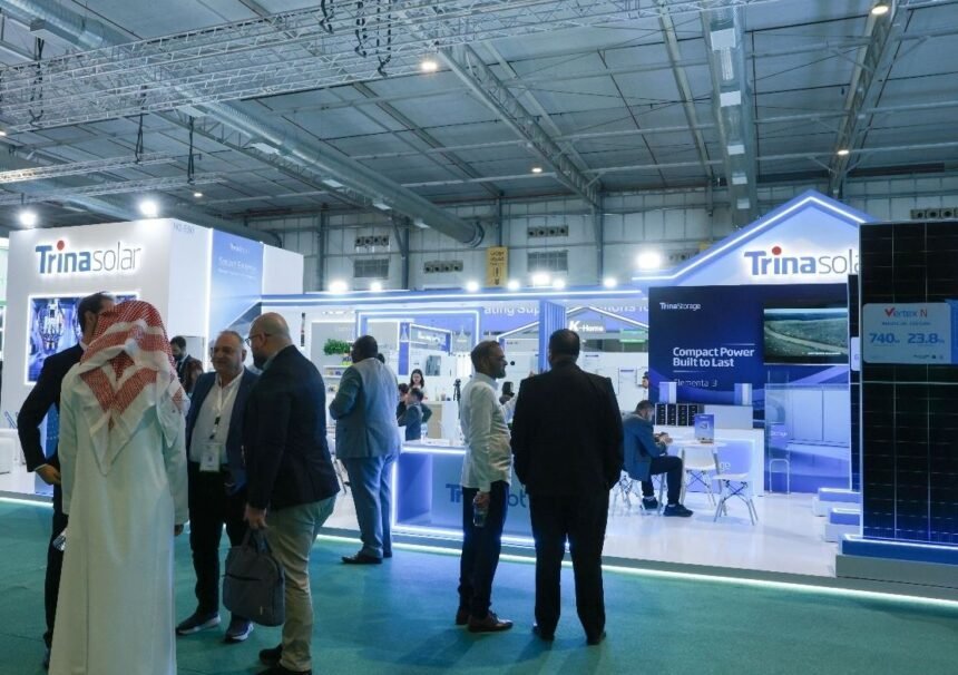 Trina Storage launches Elementa 3, a 6.25 MWh next-generation energy storage platform with higher energy density, improved safety, and cost efficiency at Solar & Storage Live KSA.