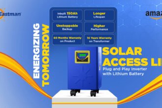 Eastman Solar Access LIB all-in-one inverter and lithium battery unit launched on Amazon India