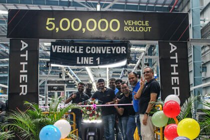 Ather Energy’s 5,00,000th electric scooter, Rizta, rolls out from Hosur manufacturing plant