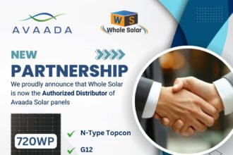 Whole Solar and Avaada partnership announced for solar panel distribution in North India