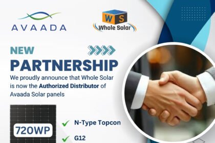 Whole Solar and Avaada partnership announced for solar panel distribution in North India