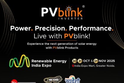 PVblink launches next-generation solar solutions at REI Expo 2025 featuring BESS, All-in-One Series, and C&I Ongrid Inverters under the theme Redefining Power Reinventing the Future.