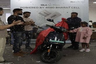 Ola Electric announced the commencement of deliveries of the S1 Pro+ (5.2kWh) with its 4680 Bharat Cell.