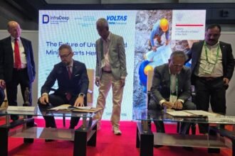 Universal MEP Projects & Engineering Services Ltd (UMPESL), a Voltas subsidiary, signs MoU with InfraDeep Consortium, Poland at IME 2025 in Kolkata