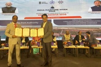 NTPC Green Energy Limited signs MoU with Paradip Port Authority during India Maritime Week 2025 in Mumbai