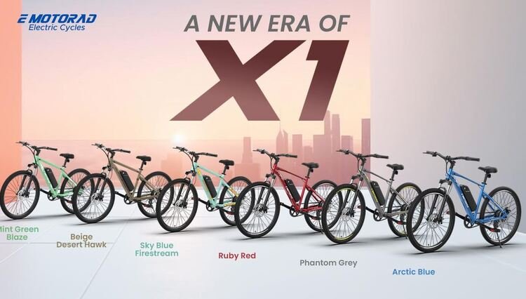 EMotorad X1 Returns Stronger: Refreshed Battery, Bold New Colours