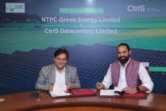 NTPC Green Energy Limited and CtrlS Datacenter Limited sign MoU for renewable energy collaboration in New Delhi