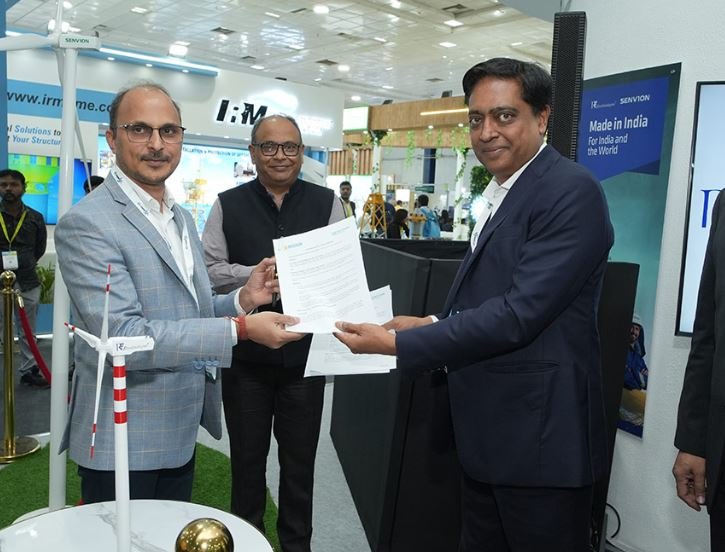 Senvion India unveils 4.2M160 wind turbine prototype and signs MoU with Integrum Energy at Windergy India 2025