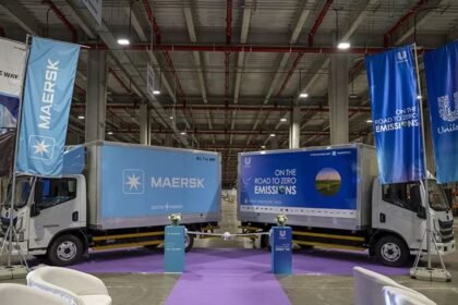 Maersk and Unilever unveil first electric logistics van in Saudi Arabia