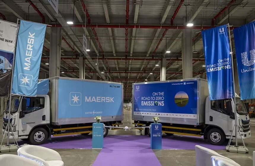 Maersk and Unilever unveil first electric logistics van in Saudi Arabia