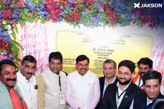 Chief Minister Dr. Mohan Yadav laying the foundation stone for Jakson Group’s 6 GW integrated solar manufacturing facility in Ujjain, Madhya Pradesh