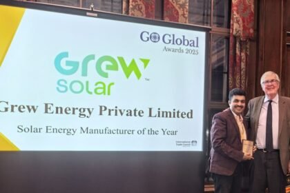 GREW Solar receives ‘Solar Energy Manufacturer of the Year 2025’ award at House of Lords, London
