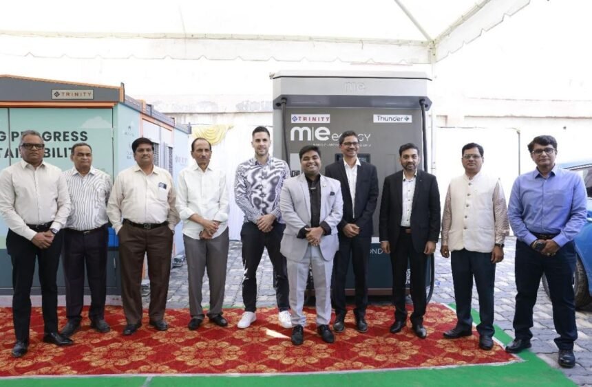 ThunderPlus and Trinity Cleantech unveil ME Energy Rapid Charger 150, the world’s first mobile ethanol-based 150 kW DC fast charger-cum-generator