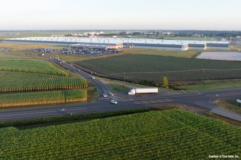 First Solar inaugurates new $1.1 billion vertically integrated solar manufacturing facility in Louisiana