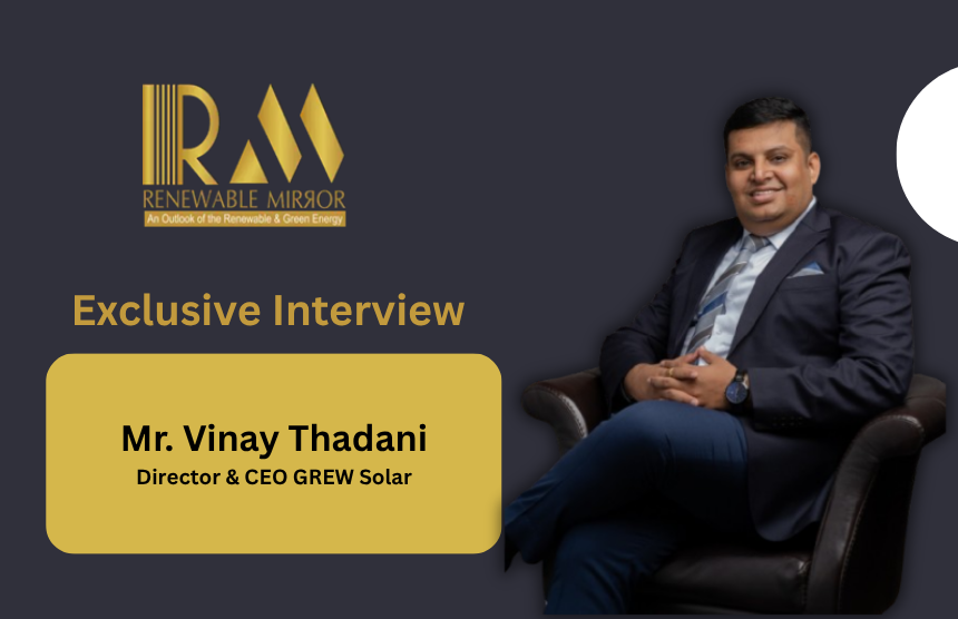 GREW Solar Director & CEO Mr. Vinay Thadani discusses the company’s G12R solar module launch, 11 GW expansion, and integrated cell manufacturing at REI 2025.