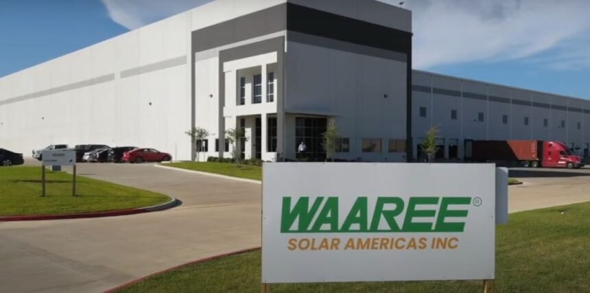 Waaree Solar Americas wins 288 MWp solar module order from Sabancı Renewables in the United States.