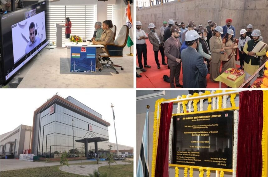 Gujarat Deputy CM Harsh Sanghavi inaugurates KP Green Engineering fabrication and galvanising facility in Bharuch