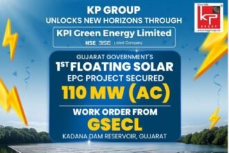 KPI Green Energy awarded 142 MW floating solar EPC project at Kadana Dam by GSECL