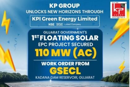 KPI Green Energy awarded 142 MW floating solar EPC project at Kadana Dam by GSECL