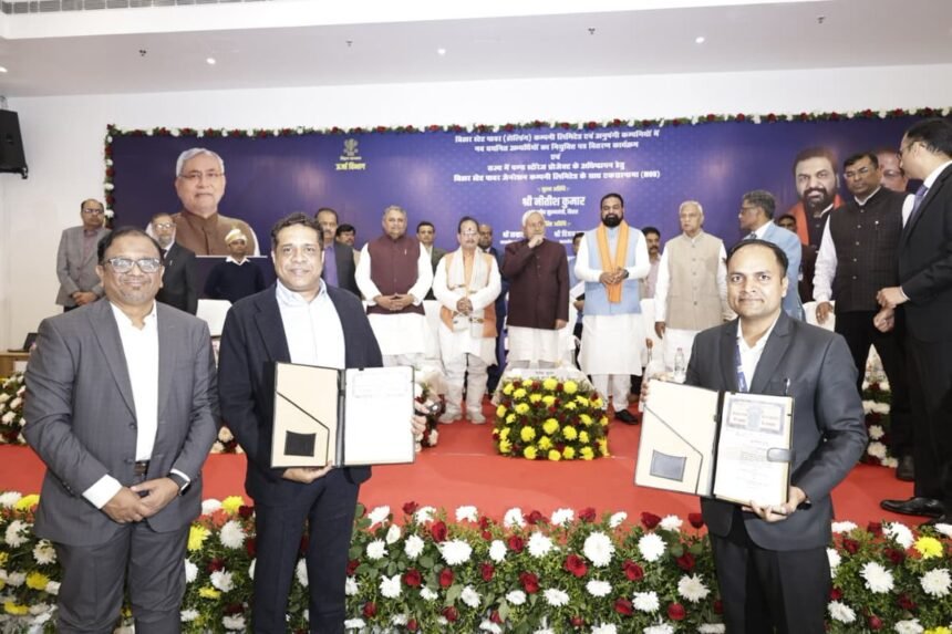 Bihar government signs MoUs for 14.28 GW pumped storage projects under Pump Storage Policy 2025