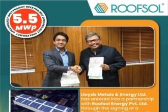 Roofsol Energy Signs 5.5 MWp Solar PPA with Lloyds Metals