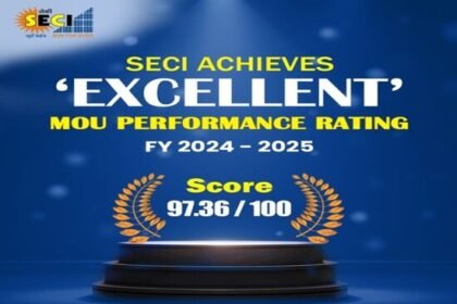 SECI Achieves 97.36 Score, Earns ‘Excellent’ MoU Rating from MNRE