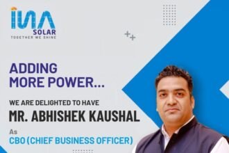 INA Solar Appoints Abhishek Kaushal as Chief Business Officer