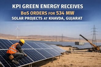 KPI Green Energy Receives BoS Orders for 534 MW Solar Power Projects at Khavda, Gujarat