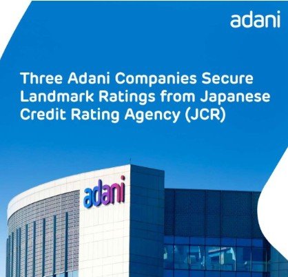 Sub-headline: JCR initiates foreign currency credit ratings for Adani Ports, Adani Green Energy, and Adani Energy Solutions