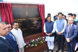 Himanta Biswa Sarma Inaugurates 70 MW Dhubri Solar Power Project of SJVN Green Energy in Assam