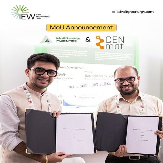CENMAT and Advait Greenergy Sign MoU for PEM and AEM Electrolyser Projects in India