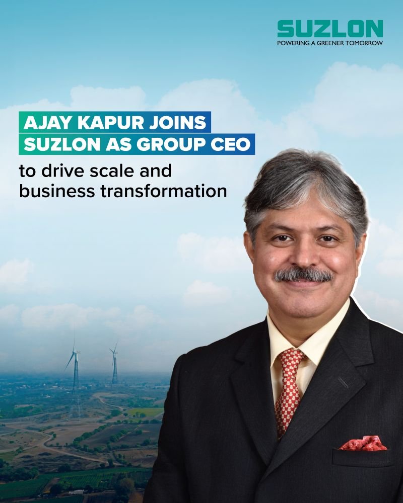 Suzlon Forms Group Executive Council, Appoints New Group CEO to Drive Renewable Transformation