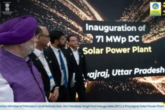 BPCL Inaugurates 71 MWp Solar Power Plant in Prayagraj at India Energy Week
