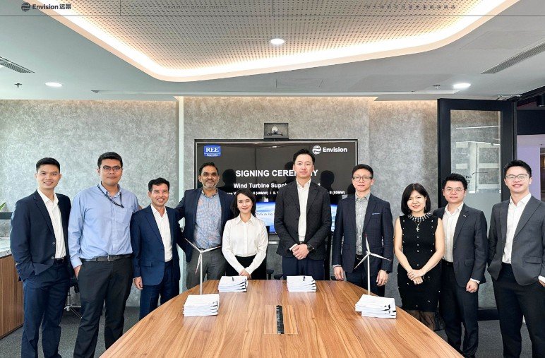 Envision Energy Signs 128 MW Wind Turbine Supply Contract with Vietnam’s REE Group