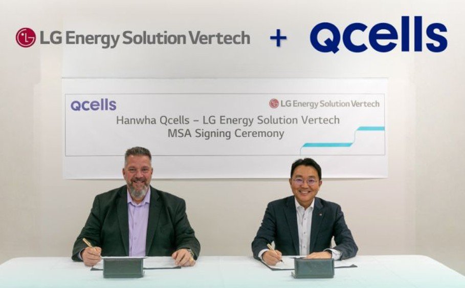LG Energy Solution Vertech and Qcells Announce 5 GWh US Energy Storage Agreement