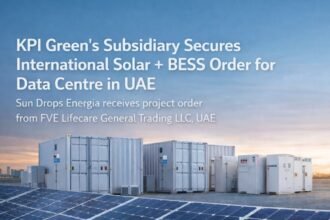 KPI Green Subsidiary Secures International Solar + BESS Order for UAE Data Centre