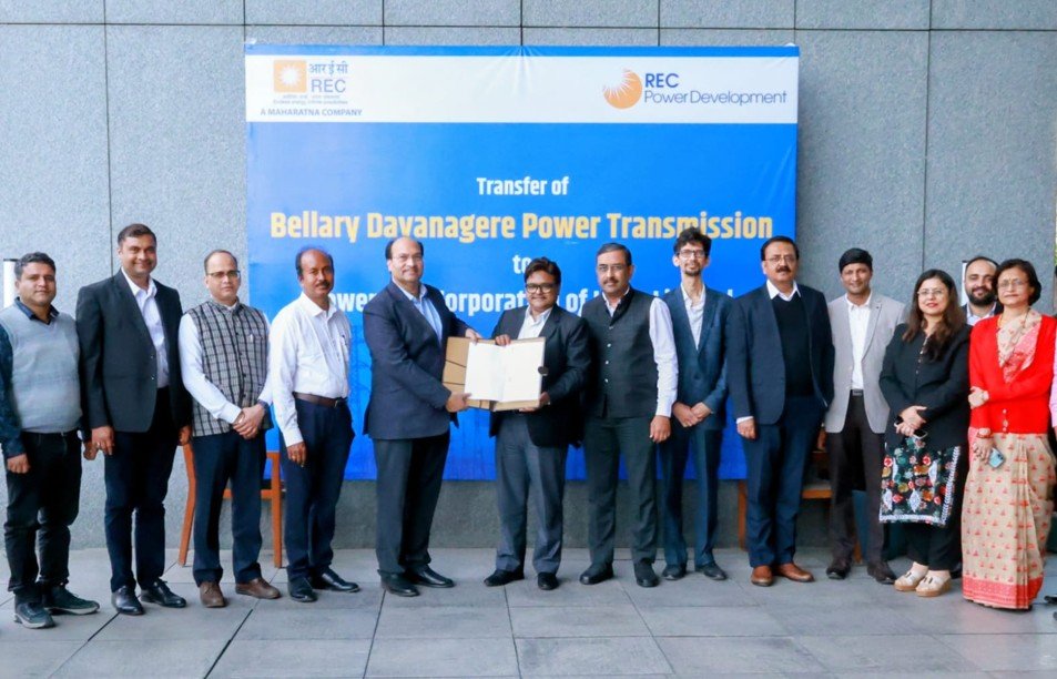 RECPDCL Hands Over Bellary Davanagere Transmission SPV to Power Grid