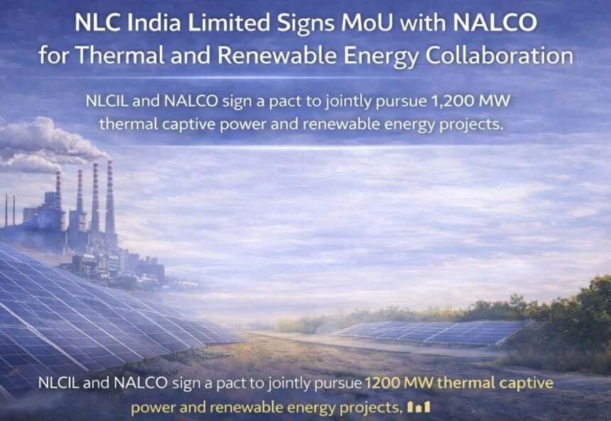 NLC India Limited Signs MoU with National Aluminium Company Limited for 1,200 MW Power Projects