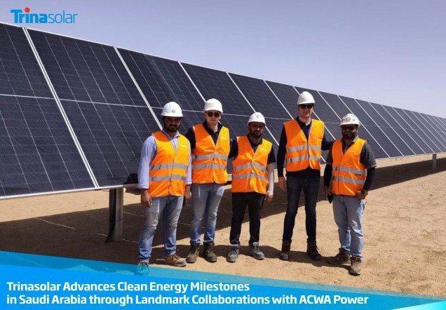 Trinasolar Partners ACWA Power for 2GW Saudi Solar Projects
