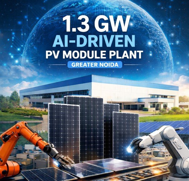 Bluebird Solar Commissions 1.3 GW AI-Driven PV Module Plant in Greater Noida